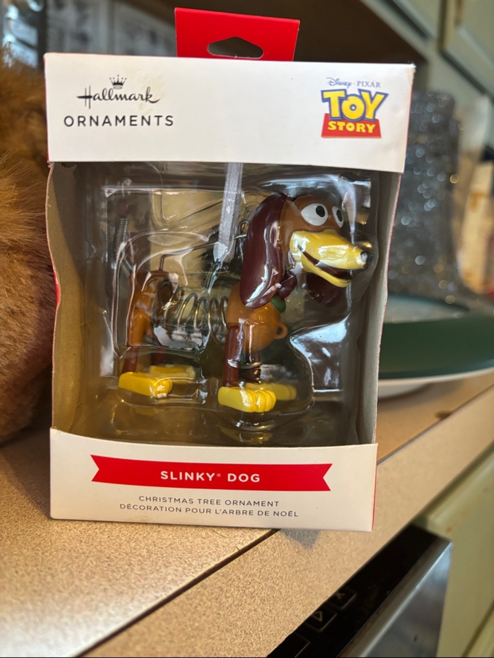 Hallmark Toy Story Slinky Dog Ornament - Brown & Yellow